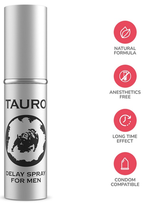 Tauro For Men viivästyssuihke, 5 ml